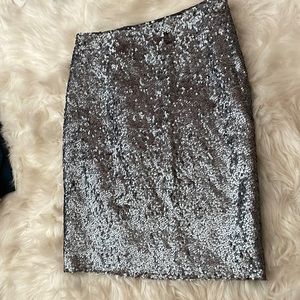 sequined skirt